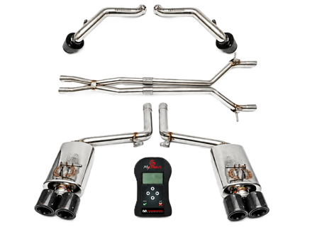 Fabspeed Exhaust Performance Package, Carbon Fiber WITH ECU Upgrade. Porsche 970 Panamera S (2010-2013) - 97004420010 - FS.POR.970S.COMPAI, FS.POR.970S.XP, FS.POR.970S.ET, FS.POR.970S.MAXC